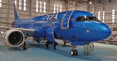 ITA Airways: Pierwszy A320neo już w Rzymie. Zacznie latać pod koniec stycznia