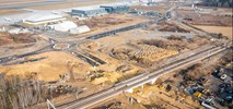 Katowice Airport: Postępy przebudowy układu drogowego (zdjęcia)