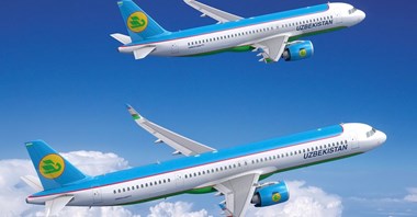 Uzbekistan Airways zamówiły 12 airbusów z rodziny A320neo