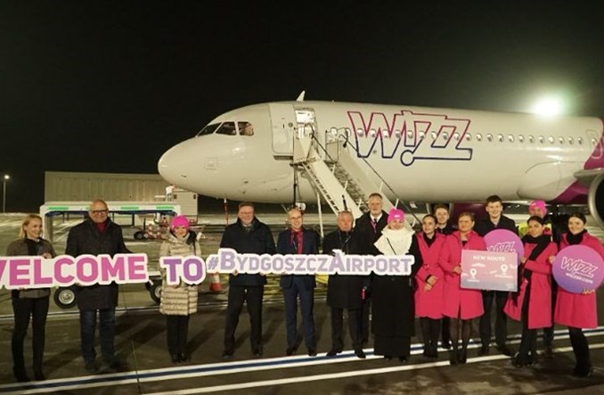 Bydgoszcz 2022: Debiut Wizz Air i ponad 253 tys. pasażerów