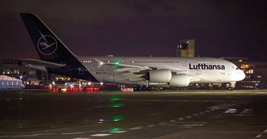 Pierwszy z reaktywowanych A380 Lufthansy na przeglądzie w Manili