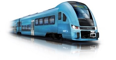 Pesa pokazuje pociąg elektryczno-wodorowy