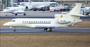 Belgijscy VIP-owie latają samolotami powiązanymi z Rosją