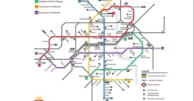 Warszawa: Nowe linie metra i tramwajowe do 2050 r.
