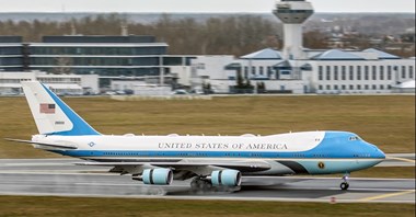 Air Force One odleciał z Warszawy. Zakończyła się wizyta Joe Bidena w Polsce (zdjęcia)