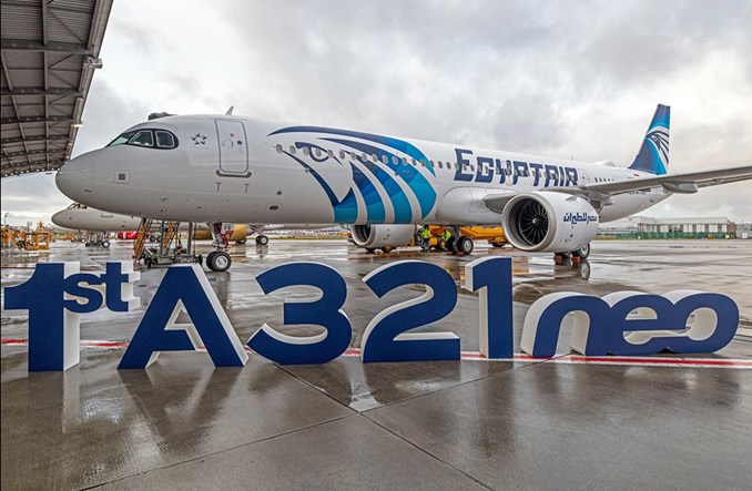 EGYPTAIR odebrały airbusa A321neo. Pierwszy A321neo w Afryce