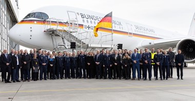 Luftwaffe z trzecim airbusem A350
