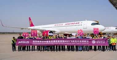 Azjatycka linia montażu Airbusa w Tiencin dostarczyła A321neo numer 1