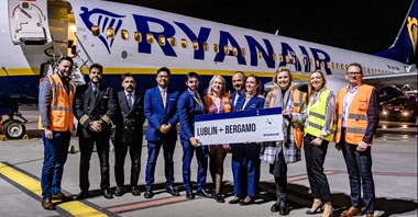 Lublin: Ruszyły rejsy Ryanaira do Włoch (zdjęcia)