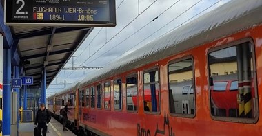 Gepard Express za RegioJet na trasie z Brna do lotniska w Wiedniu