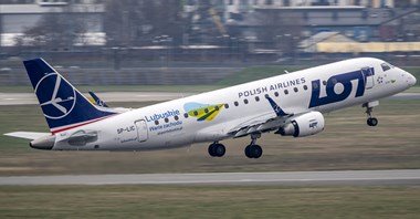 Embraer E175 PLL LOT promuje województwo lubuskie (zdjęcia)