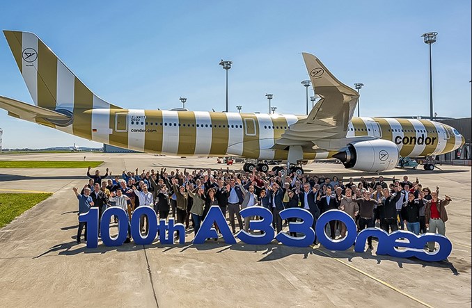 Airbus dostarczył 100. A330neo. Jubileuszowy samolot dla Condora