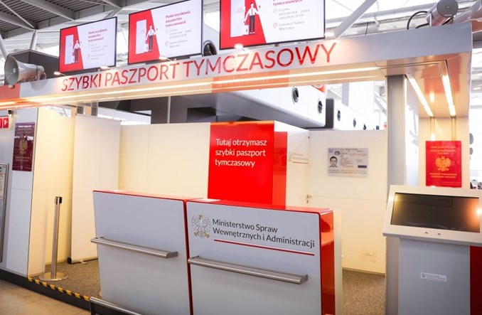 Paszport tymczasowy można już wyrobić na Lotnisku Chopina