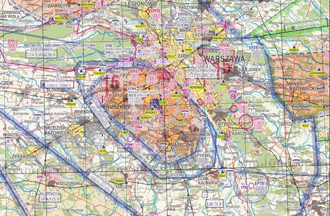 PAŻP: Lotnicza mapa VFR 2023 już w sprzedaży