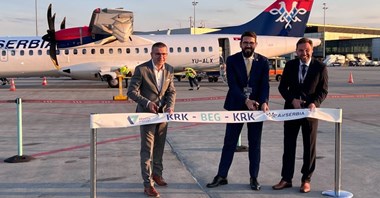 Air Serbia zawitała do Krakowa (zdjęcia)