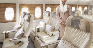 Emirates: Klasa ekonomiczna premium w A380 do Brazylii i B777 do Japonii