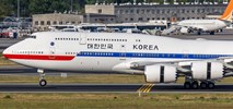 Prezydent Korei Południowej przyleciał do Polski boeingiem B747-8I (zdjęcia)