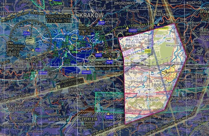 UWAGA! Strefa lotów lotniska Pobiednik