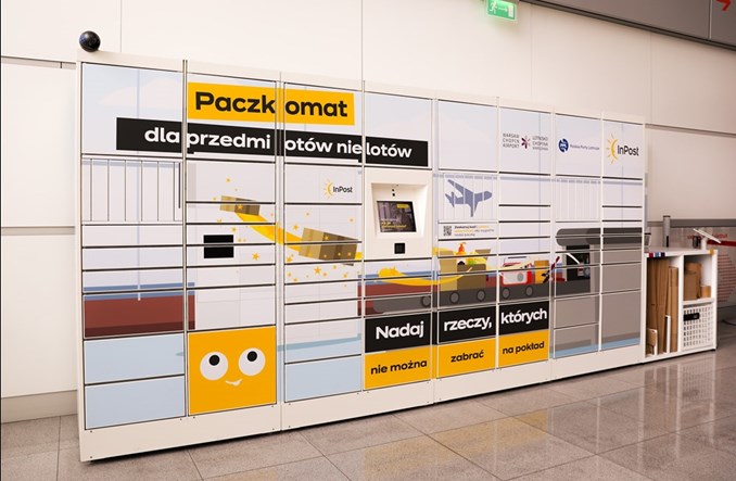 Paczkomat InPost nowym udogodnieniem na Lotnisku Chopina w Warszawie