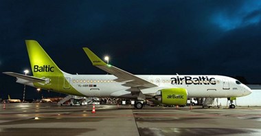 43. airbus A220-300 dołączył do floty airBaltic