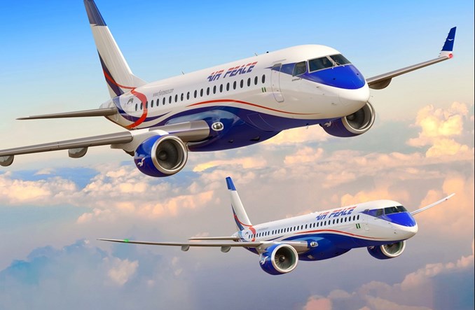 Air Peace zamawiają pięć embraerów E175