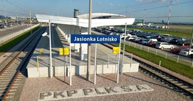 Linia kolejowa na lotnisko Rzeszów Jasionka otwarta
