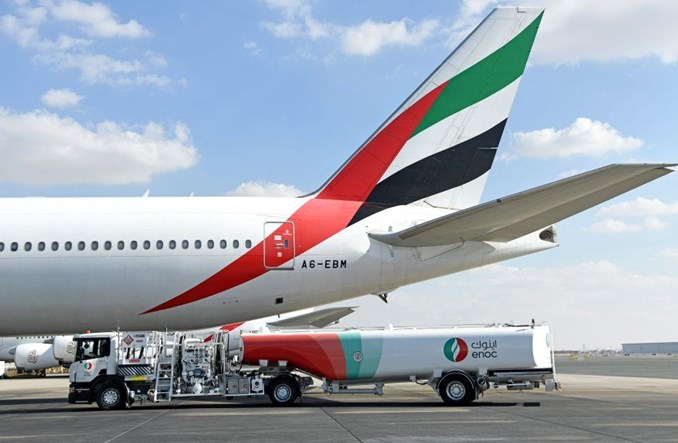 Umowa Emirates i Shell Aviation dotycząca dostaw paliwa SAF