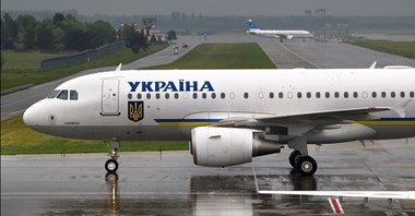 Ukraiński A319 zbazowany w Kraków Airport 