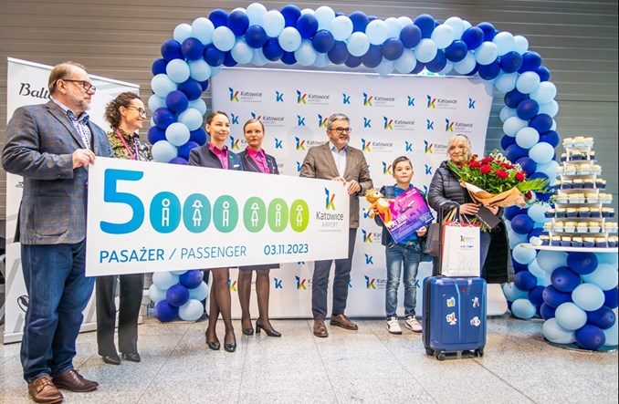 Pięciomilionowy pasażer Katowice Airport