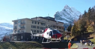 Szwajcaria. Lot helikopterem w cenie biletu za pociąg 