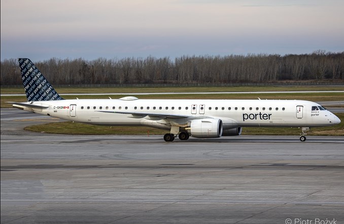 Porter Airlines zamówiły kolejne embraery E195-E2