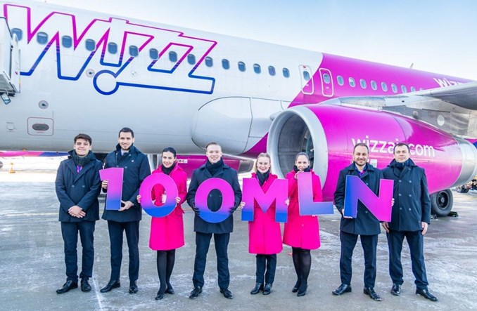 100 mln pasażerów Wizz Air w Polsce. Jubileusz w Katowicach