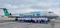 Koniec pasażerskich fokkerów w Europie. Carpatair pożegnał ostatniego F100