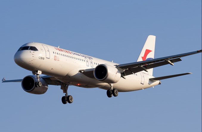 COMAC dostarczył trzeciego zbudowanego C919 