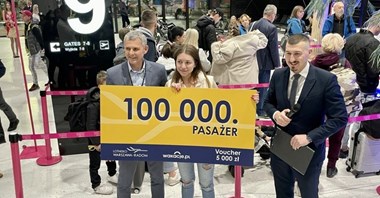 Radom: 100-tysięczny pasażer portu odleciał z Wizz Air do Larnaki