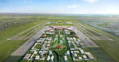 Stolica Kambodży buduje lotnisko podobne do CPK (wizualizacje)