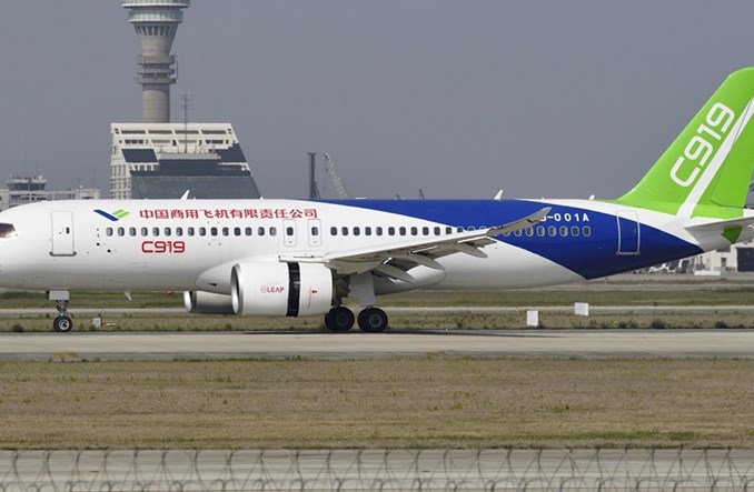 China Southern również zamawiają 100 maszyn COMAC C919