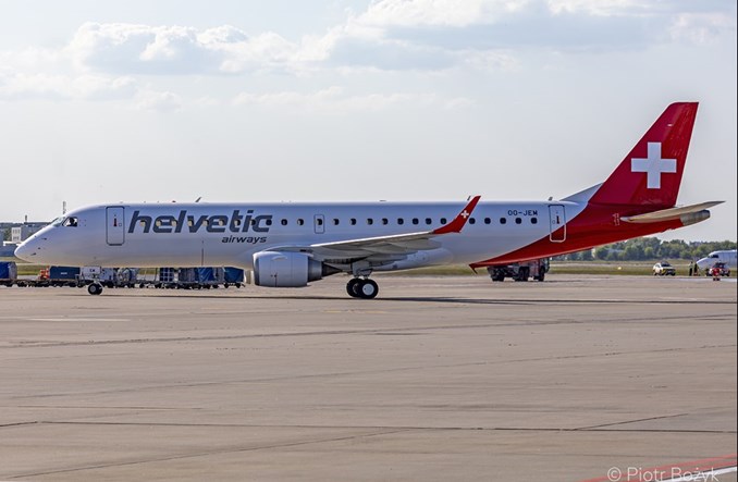 Helvetic Airways wyleasingują cztery embraery E195