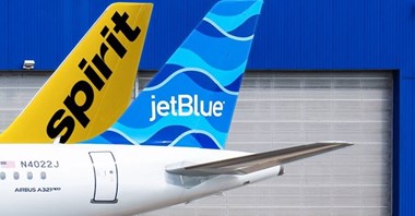 Fuzja JetBlue ze Spirit zablokowana