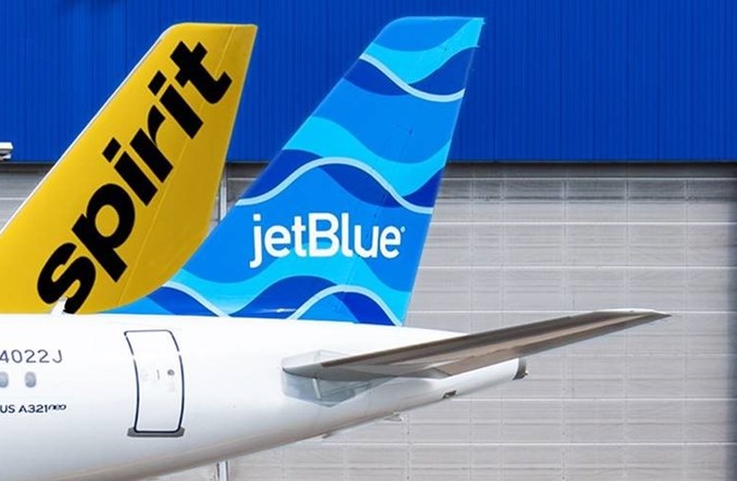 Fuzja JetBlue ze Spirit zablokowana