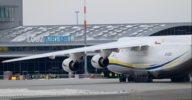 An-124 "Rusłan" przyleciał do Łodzi (galeria)