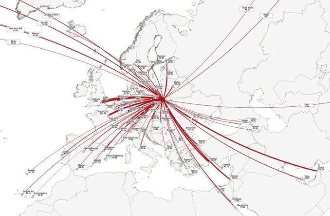 Lotnisko Chopina liderem najpopularniejszych tras z Polski