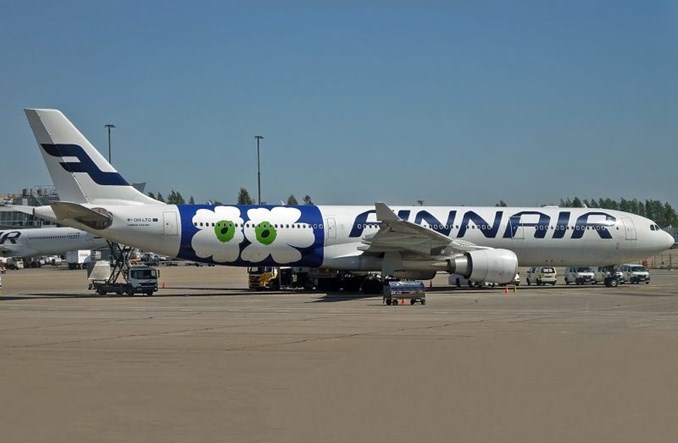 Finnair z prawie dwucyfrowym wzrostem w sierpniu
