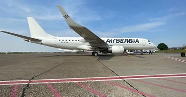 Wypadek E195 linii Air Serbia podczas startu w Belgradzie (zdjęcia, wideo)