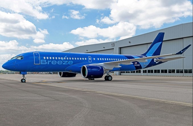 Breeze Airways zamawiają kolejne airbusy A220