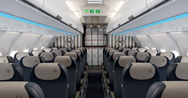 Condor zaprezentuje nową kabinę pasażerską A320neo