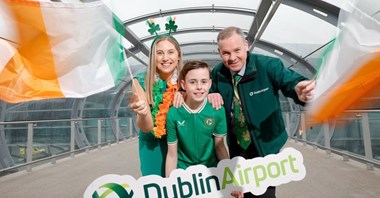 2,1 mln pasażerów w lutym. "Linie codziennie pytają o loty do Dublina"