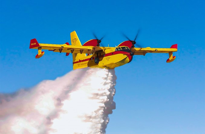 Kraje UE kupują samoloty gaśnicze DHC-515 od De Havilland Canada