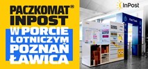 Paczkomat® InPost na lotnisku w Poznaniu