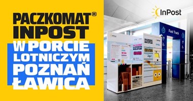 Paczkomat® InPost na lotnisku w Poznaniu
